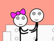 Spēle Stickman cietums un mīlestība  online