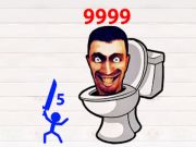 Spēle Stickman varonis Skibidi torņa aizsardzība  online