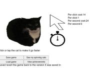 Spēle Cat Clicker vērpšana  online
