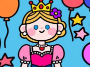 Spēle Krāsa pēc koda: maza princese  online