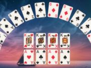 Spēle Pusmēness solitaire  online