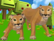 Spēle Cougar simulators: lielie kaķi  online