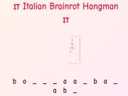Spēle Itālijas Brainrot Hangman!  online