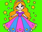Spēle Atpakaļ uz skolas princeses krāsojamo grāmatu  online