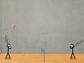 Spēle Nūjas figūra badminton online Spēle Nūjas figūra badminton online