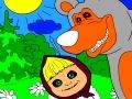 Spēle Masha un lācis mežā online Spēle Masha un lācis mežā online