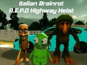 Spēle Itālijas Brainrot R. A. P. O šosejas heist online