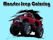Spēle Monster Jeep krāsošana online