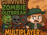 Spēle Izdzīvošanas zombiju uzliesmojuma multiplayer online