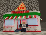 Spēle Obby picas piegāde online