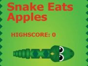 Spēle Čūska ēd ābolus online