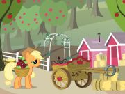 Spēle Mana mazā ponija Applejack ābolu raža online