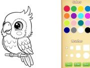 Spēle Kawaii dzīvnieku krāsojamā grāmata online