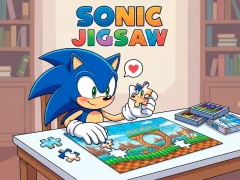 Spēle Sonic Jigsaw online