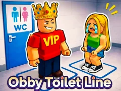 Spēle Obby Toilet Line online