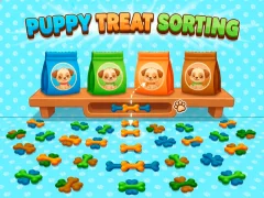 Spēle Puppy Treat Sorting online