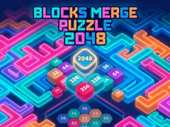 Spēle Blocks Merge Puzzle 2048 online
