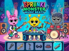 Spēle Sprunki Monster Music Beats online