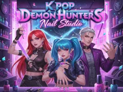 Spēle K Pop Demon Hunters Nail Studio online