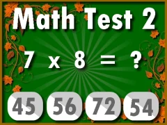Spēle Math Test 2 online