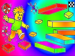 Spēle Coloring Book: Roblox Obby Runner online
