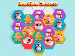 Spēle Hexa Stack Christmas online