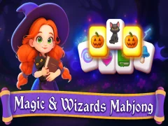 Spēle Magic and Wizards Mahjong online