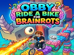 Spēle Obby Ride a Bike For Brainrots online