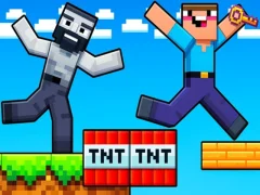 Spēle Noob: Parkour Tricks online