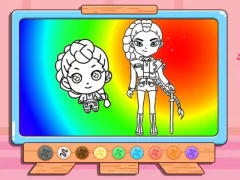 Spēle Coloring Book: Kpop Rumi online