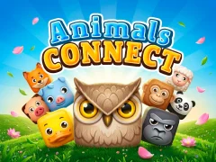 Spēle Animals Connect online