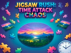 Spēle Jigsaw Rush Time Attack Chaos online