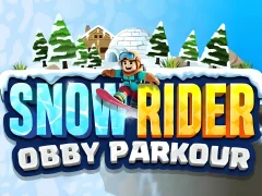 Spēle Snow Rider Obby Parkour online