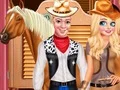 Spēle Frozen Couple Cowboy Style online