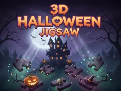 Spēle 3D Halloween Jigsaw online