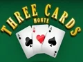 Spēle Three cards monte online