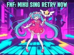 Spēle FNF: Miku Sing Retry Now online