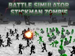 Spēle Battle Simulator Stickman Zombie online