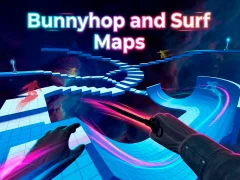Spēle Bunnyhop and Surf Maps online