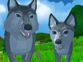 Spēle Wolf simulator wild animals online
