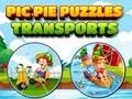 Spēle Pic Pie Puzzles Transports online