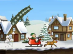 Spēle Effing Worms Xmas online