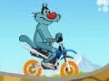 Spēle Oggy And The Cockroaches Bike online