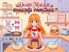 Spēle Diary Maggie Making Pancake online