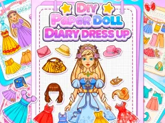 Spēle Diy Paper Doll Diary Dress Up online