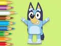 Spēle Coloring Book: Happy Bluey online