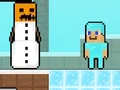 Spēle Noob vs Pro Snowman online
