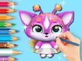 Spēle Coloring Book: Cute Fluvsies online