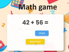 Spēle Math game online