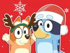 Spēle Jigsaw Puzzle: Bluey Christmas Gift online